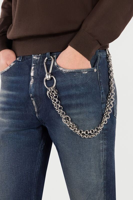 RC Chain With Snake And Fang RC Chain With Snake And Fang Silver URG008-AM258
