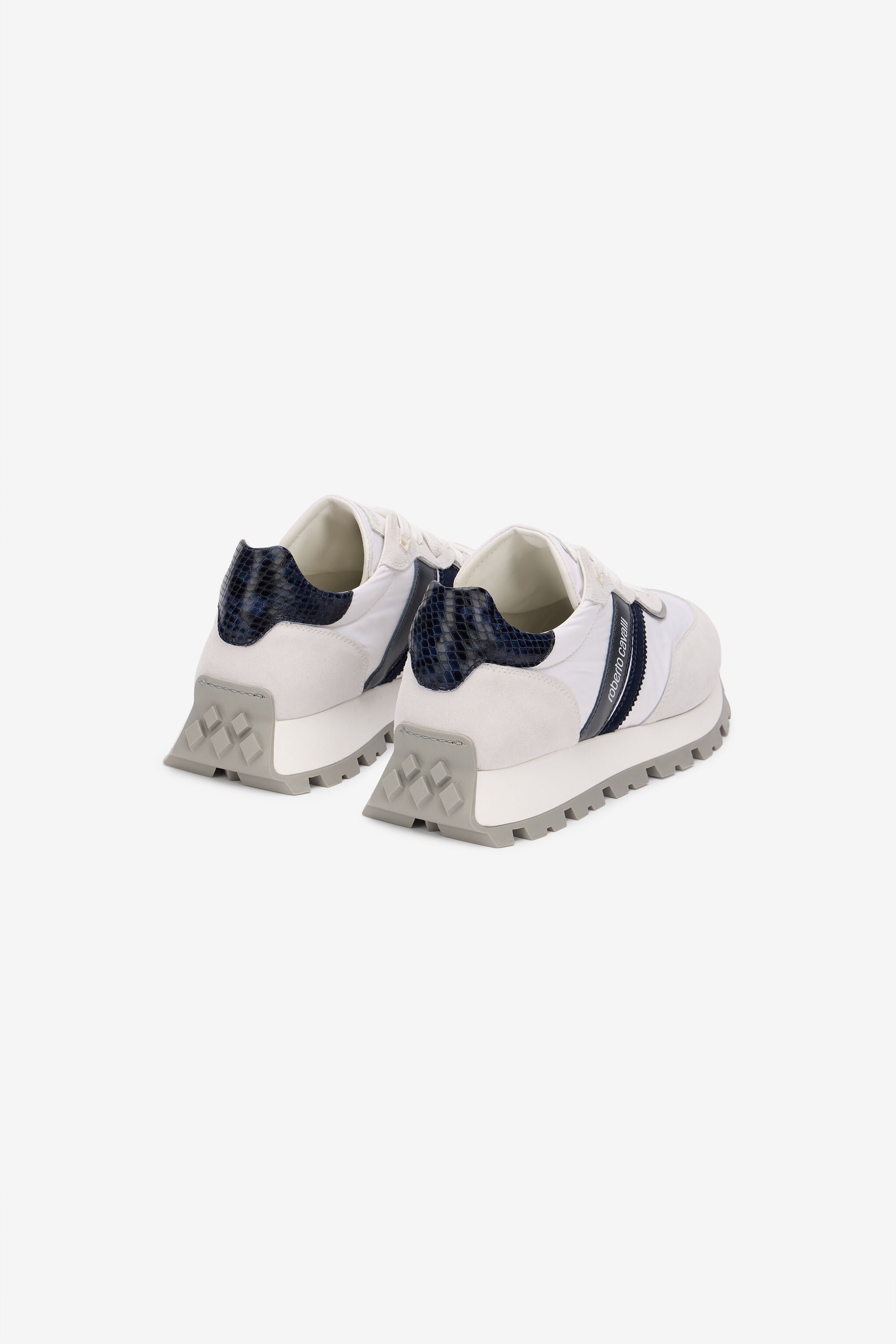 RC White Sneakers With RC Logo RC White Sneakers With RC Logo WHITE/BLUE/ROCCIA SOS00H-PZA81