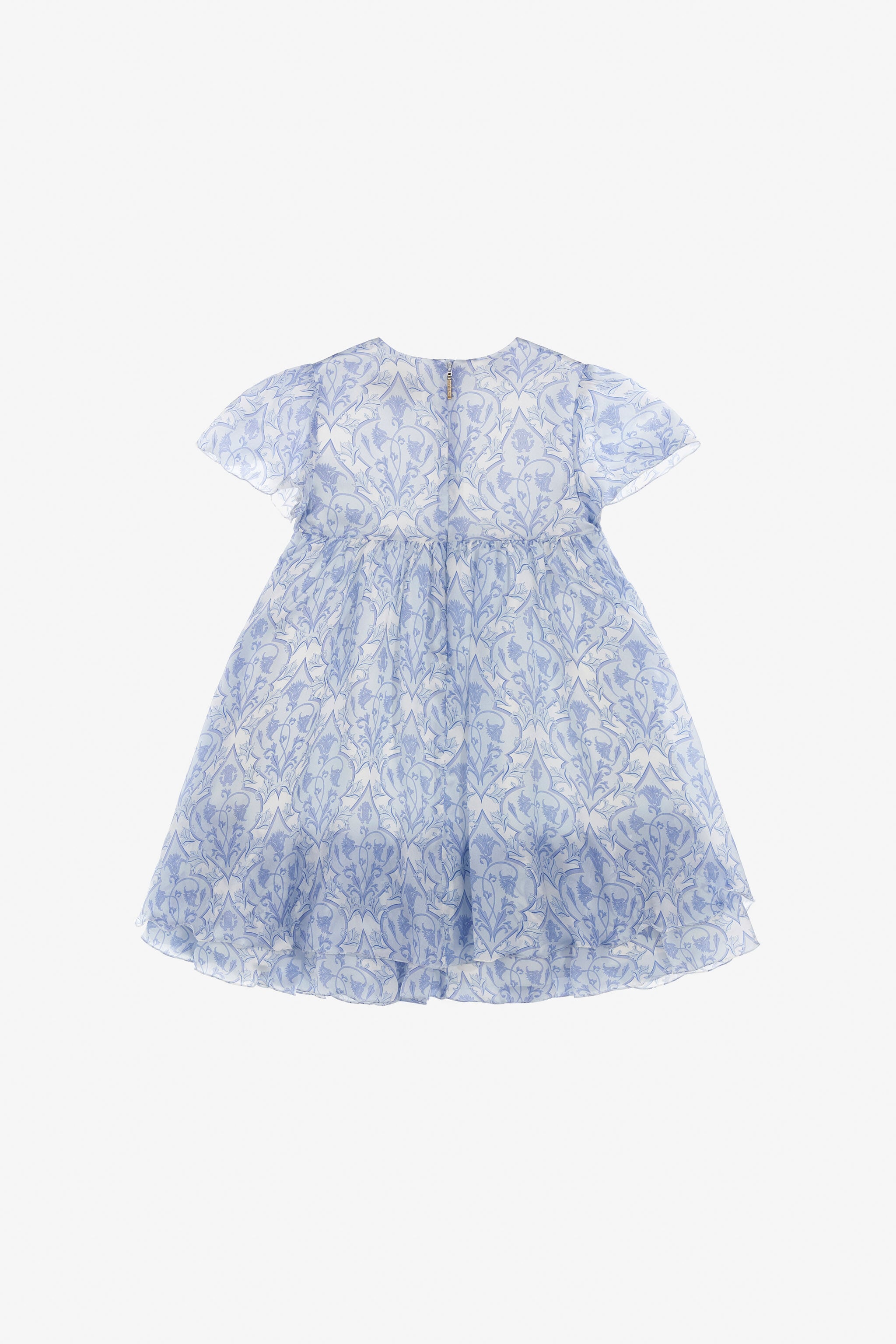 JU Bedrucktes Kleid JU Bedrucktes Kleid Hellblau SJT144-CTL48