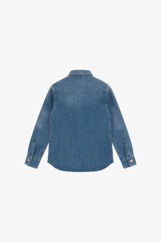 JU Camicia Jeans per Ragazzo Blu TJJ70B-DS015