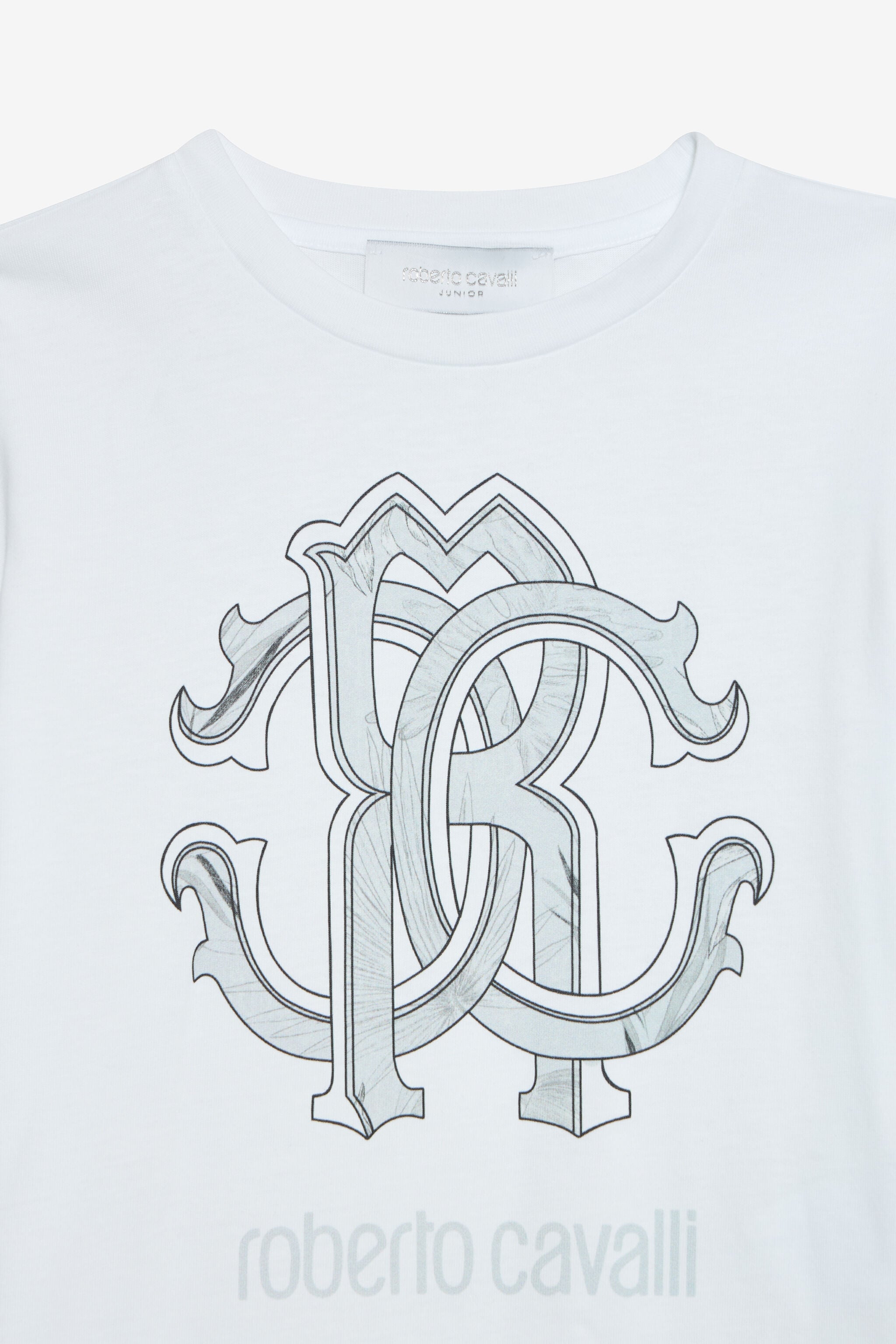 JU Cotton T-shirt with logo JU Cotton T-shirt with logo OPTICAL WHITE VJT60P-JD001