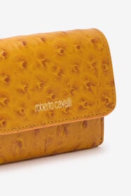 RC Ostrich-Effect Flap Card Holder Yellow TKA002-PZ702
