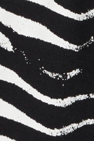 JU Pantalon À Imprimé Zebra Noir UJT25A-CF050