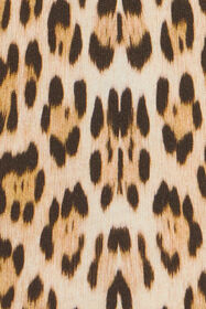 JU T-Shirt À Imprimé Jaguar Skin Marron clair UJT62D-JFO52