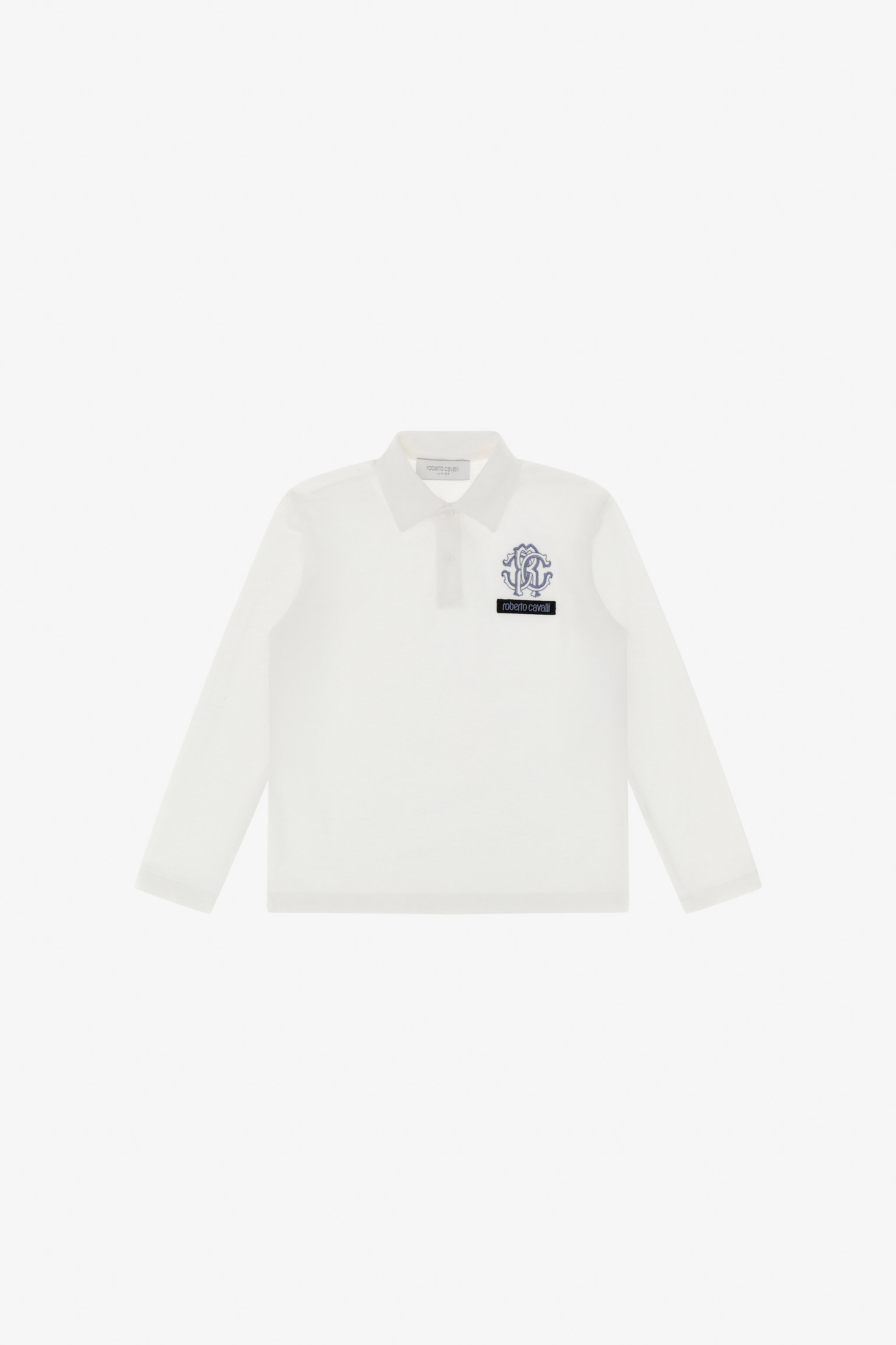 JU Monogram Polo Shirt JU Monogram Polo Shirt White TJT61E-KB002