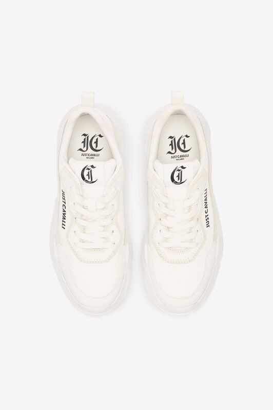 JC Sneakers Mit Profilsohle Und Logo JC Sneakers Mit Profilsohle Und Logo Weiß UFS037-UF359