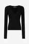 JC Sweater With Snake Head Charm JC Sweater With Snake Head Charm Black TFM024-TF149