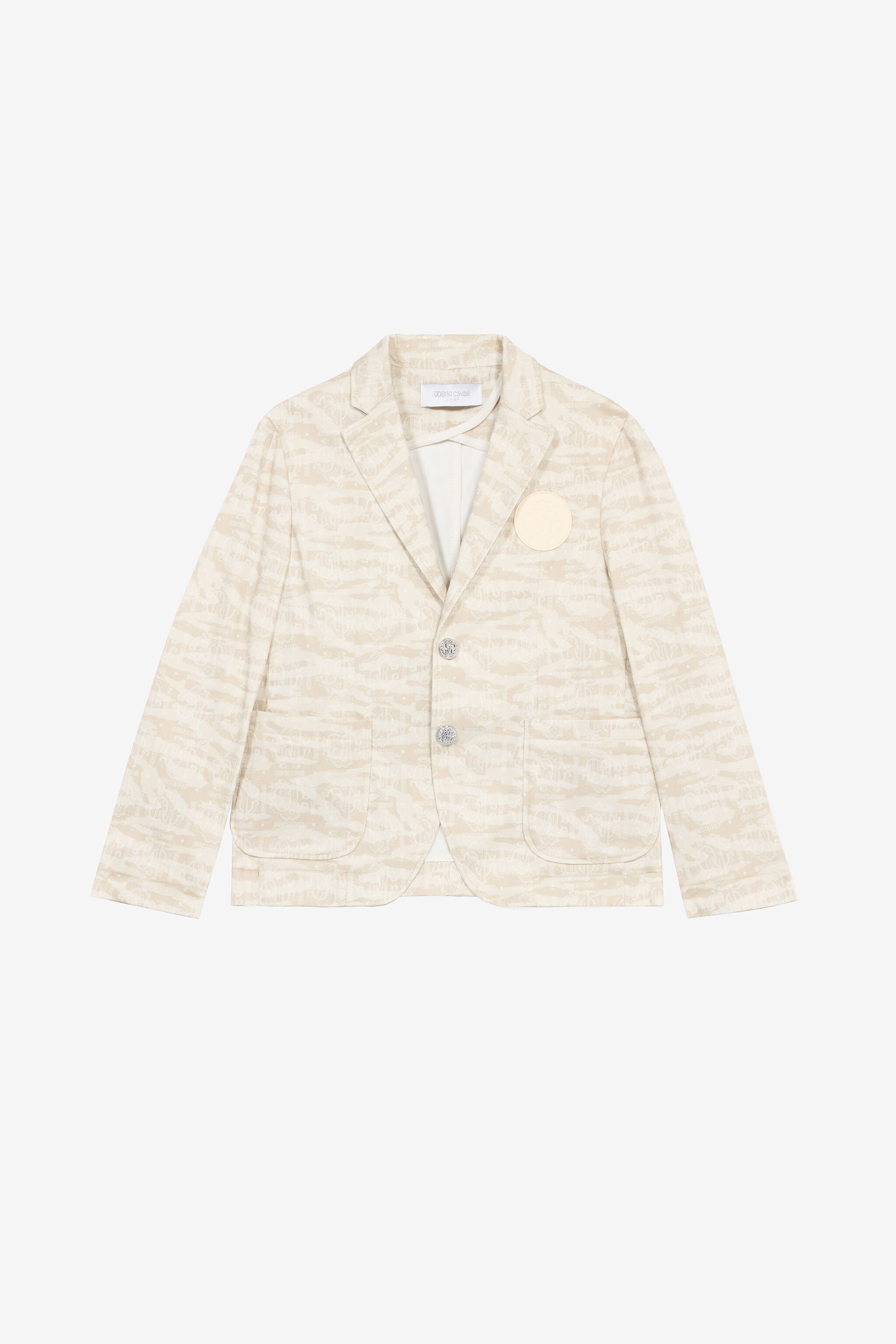 JU Tiger Skin-Print Jacket JU Tiger Skin-Print Jacket Ivory UJT40E-6SO44