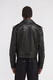 RC Leather Biker Jacket Black TRP870-PN451