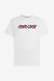 RC White T-Shirt With Embroidered Snake Logo WHITE ROT60C-JD065