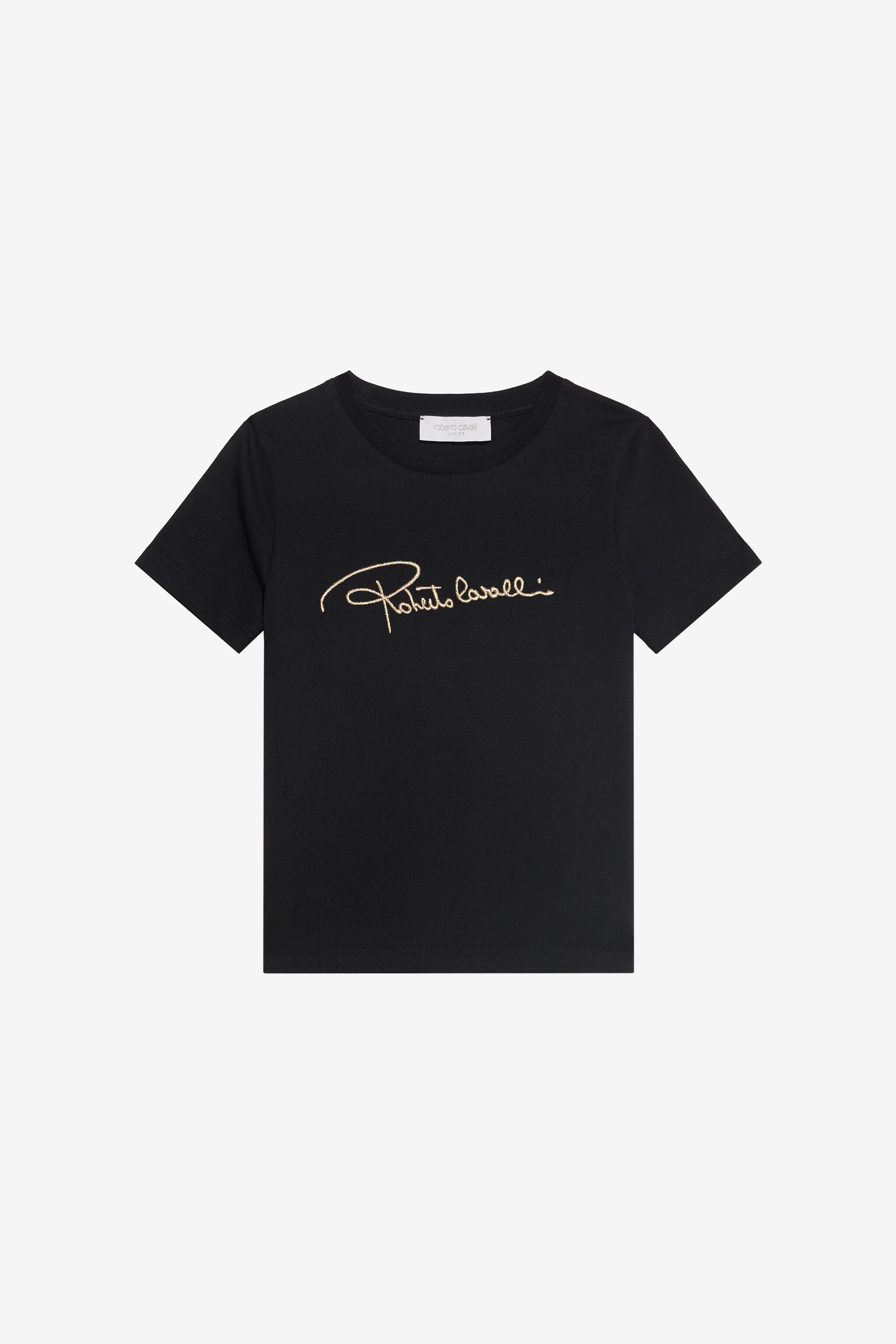 JU T-Shirt with Logo BLACK XJT60P-JD003