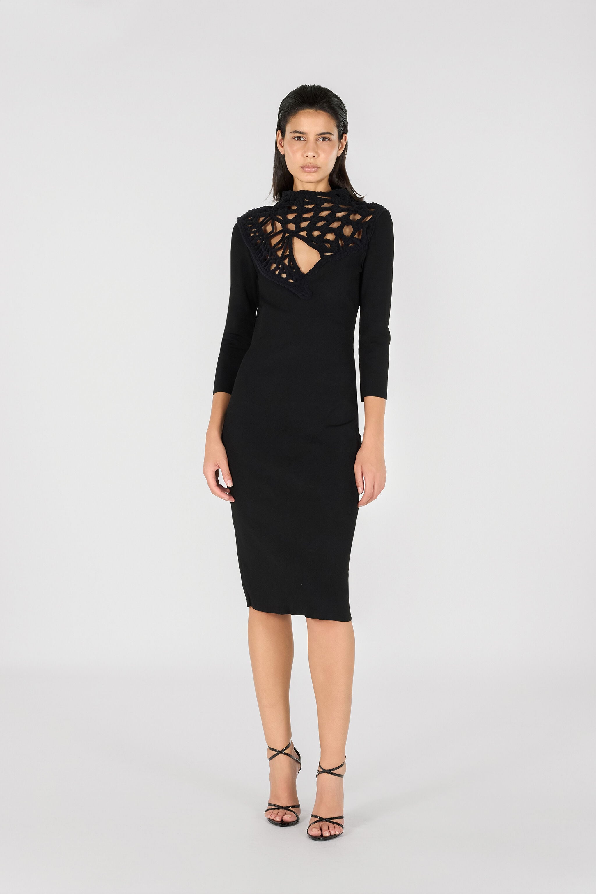 RC Midi dress with cut-out RC Midi dress with cut-out Black TWM103-MI014