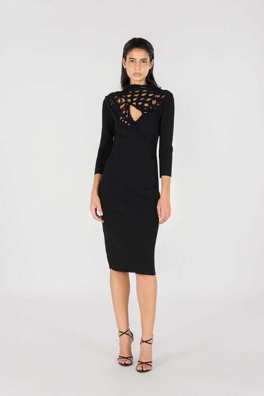 RC Midi dress with cut-out RC Midi dress with cut-out Black TWM103-MI014