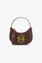 JC Just Cavalli Shoulder Bag Marron TFB037-TF402