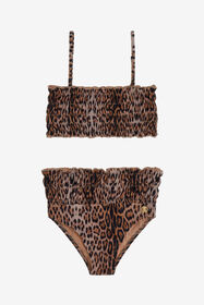 JU Bikini mit Jaguar-Hautmuster Hellbraun SJW001-HVF65