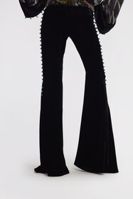 RC Flare Black Trousers Black RKR200-VL067