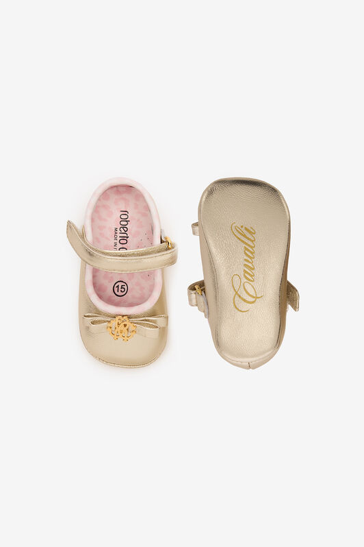 JU Mary Janes With RC Monogram PLATINUM/PINK TJS00E-ZCJ03