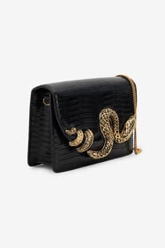 RC Bolso de Hombro Serpentine Negro BLACK WWB001-PZ119