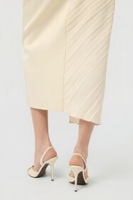 RC Skirt in Pleated Detail IVORY WWT300-KU021