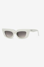 JC Lunettes de soleil à monture affirmée SHINY WHITE SNOW VALD31-ID273