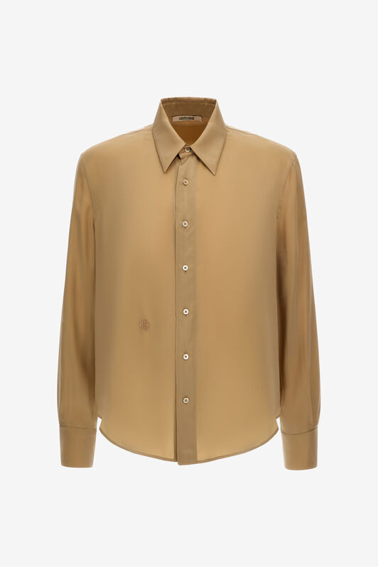 RC Beige Shirt With Monogram RC Light Brown SRT715-FLJ03