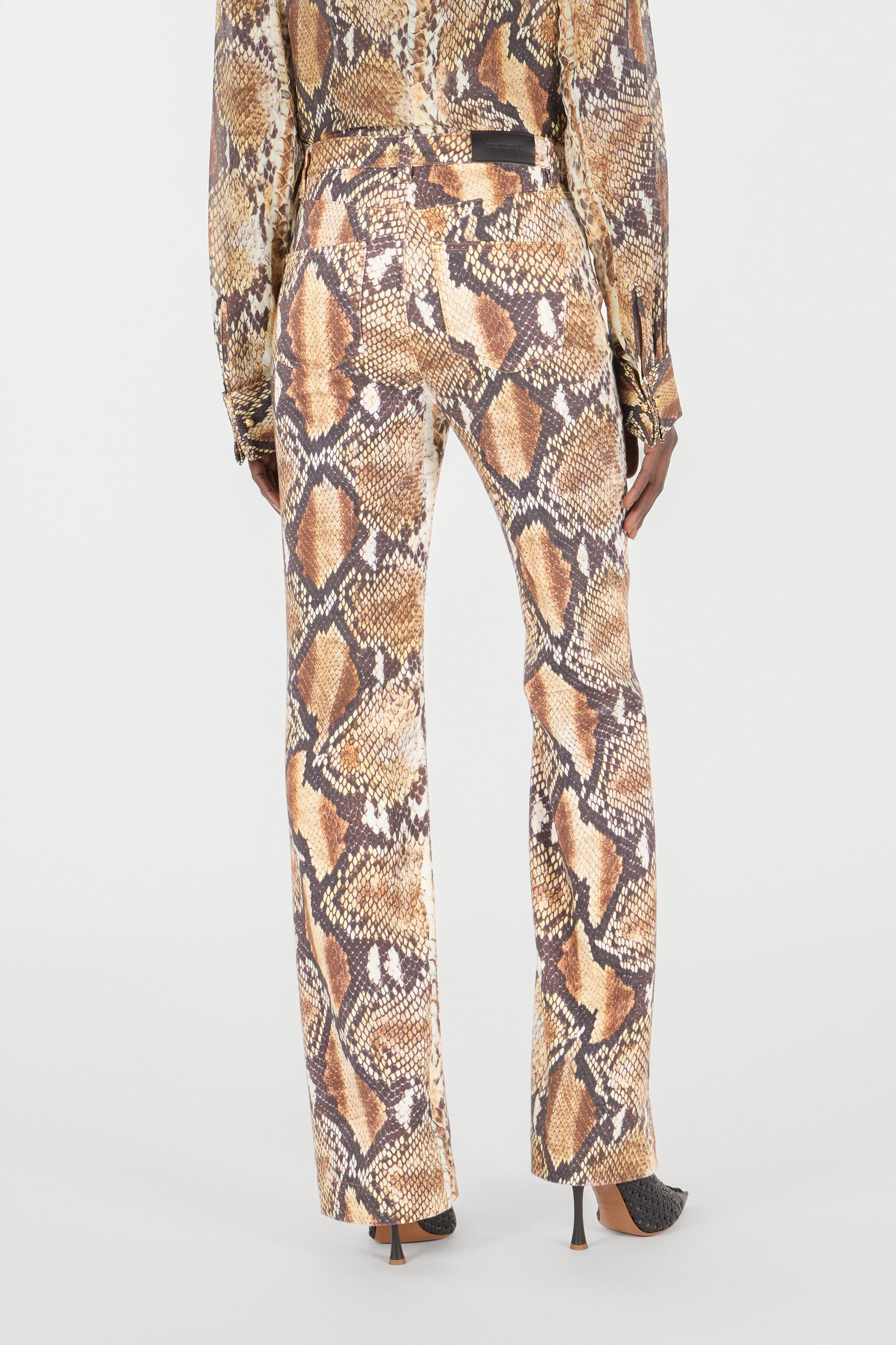 RC Python Print Denim RC Python Print Denim Brown UWJ221-DAN93
