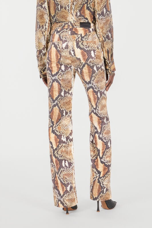 RC Python Print Denim RC Python Print Denim Brown UWJ221-DAN93