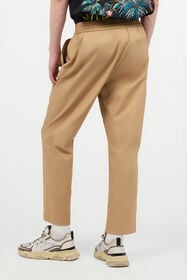 JC Pantaloni In Cotone Con Logo Frontale Marrone UFT005-UF019