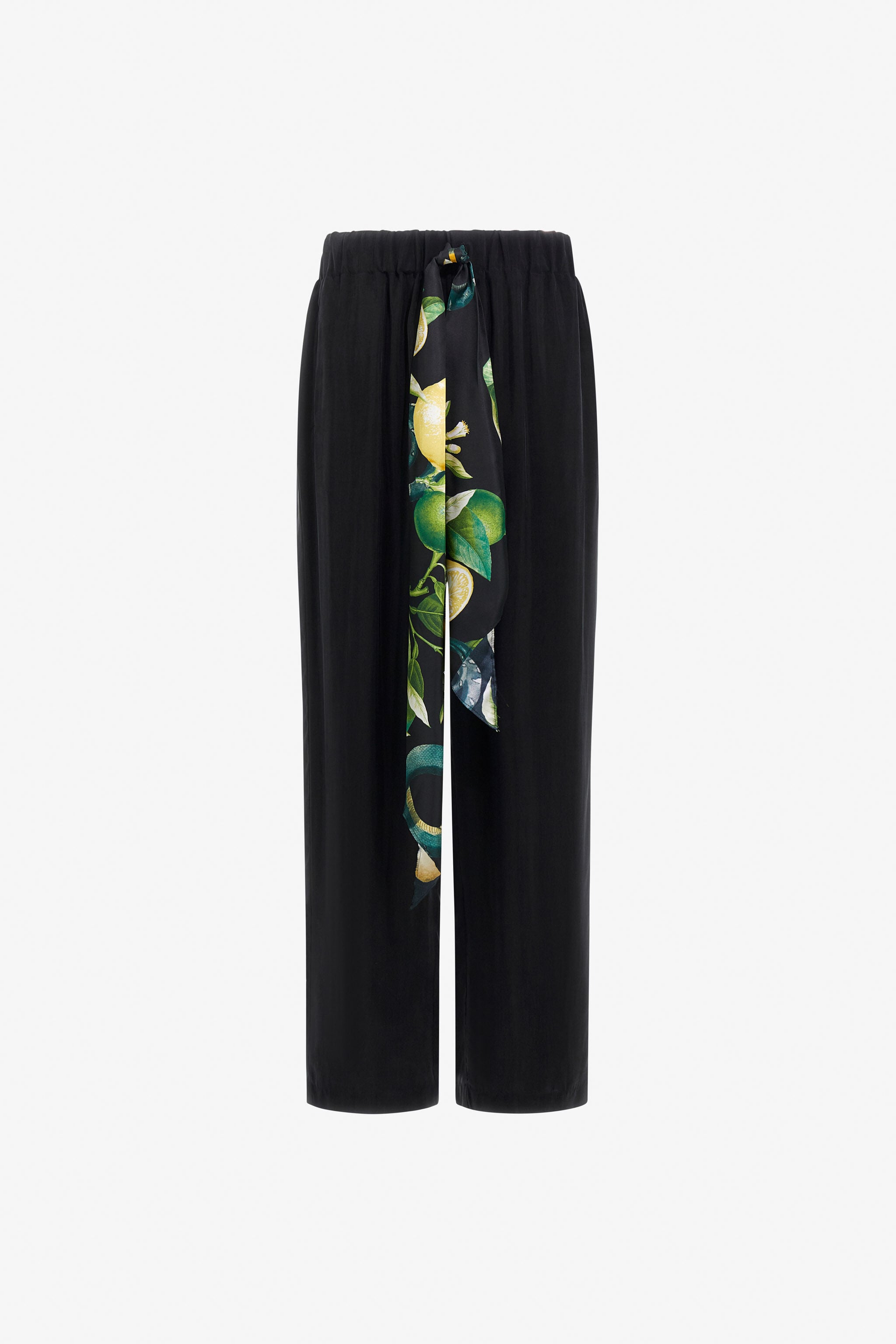RC Trousers with Lemon print details RC Trousers with Lemon print details Black SRT255-FLJ03