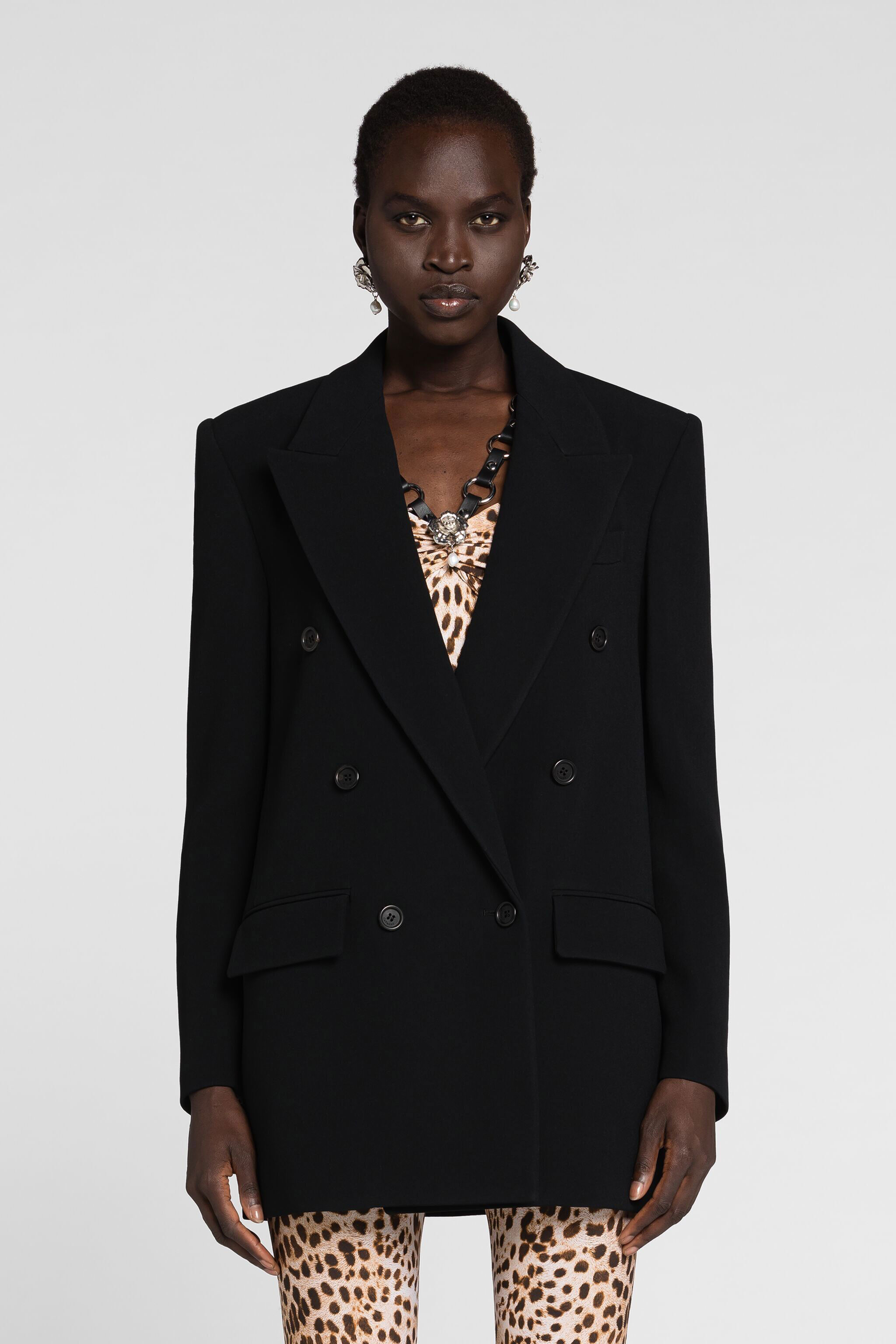 RC Double-Breasted Blazer RC Double-Breasted Blazer Black PWT402-HR005