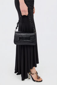 JC Borsa a Spalla Nera  BLACK WFB047-WF377