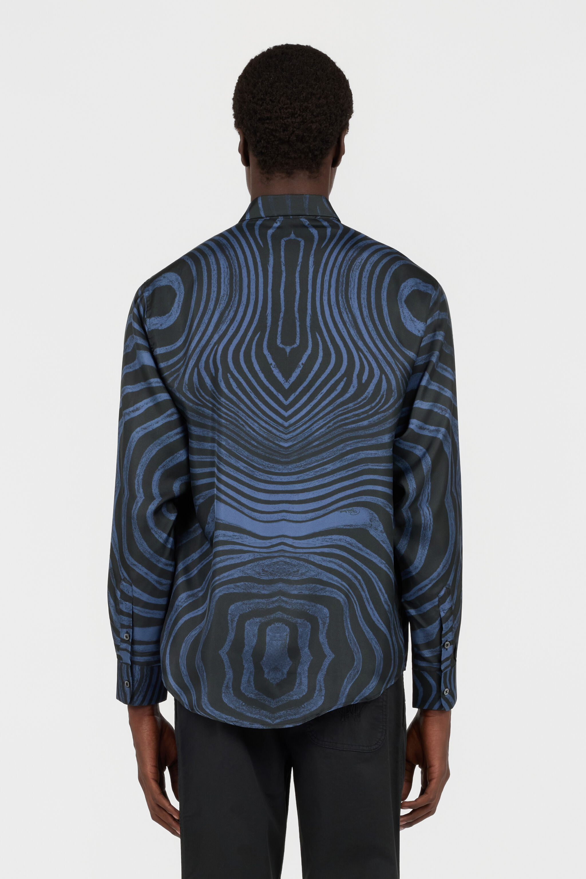 RC Zebra Print Shirt Dunkelblau NOT70B-2NM81
