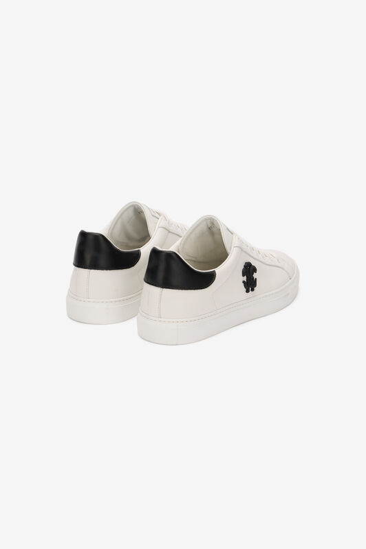RC Leather Sneaker With Monogram RC RC Leather Sneaker With Monogram RC WHITE SOS00K-PZC15