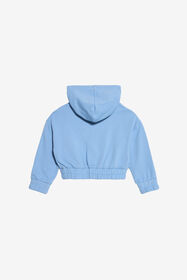 JU Felpa con cappuccio azzurro cielo LIGHT BLUE WJT66F-CF050