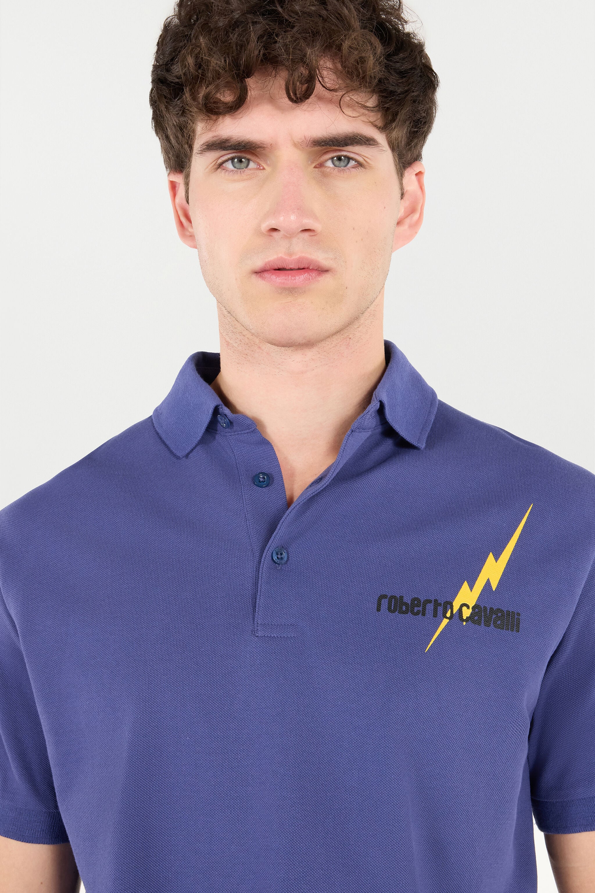 RC Poloshirt Mit Print Und Logo RC Poloshirt Mit Print Und Logo Dunkelblau POT64D-KB001