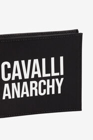 RC Cartera plegable con eslogan Negro PRA004-5R000