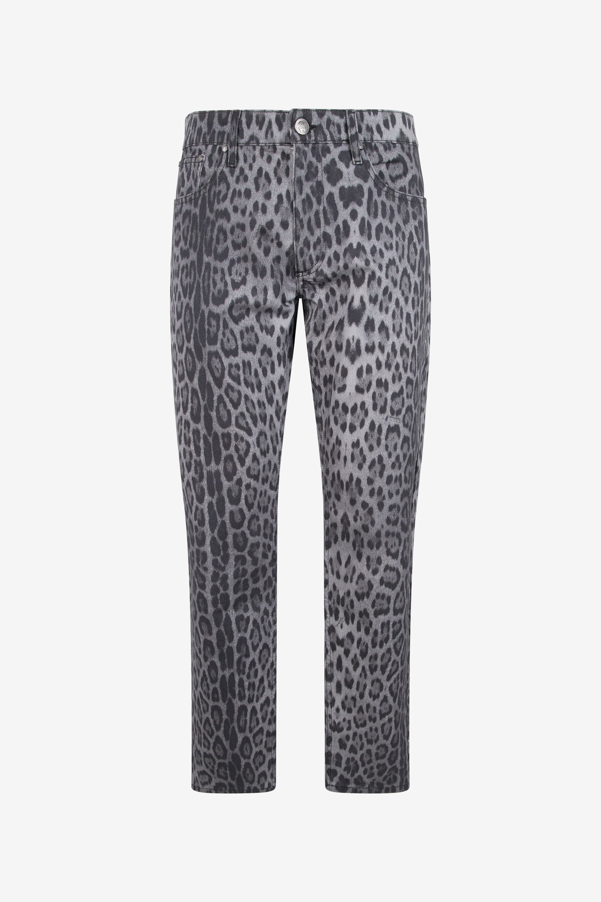 RC Skinny-Denim-Hose mit Jaguar-Print RC Skinny-Denim-Hose mit Jaguar-Print BLACK/ANTHRACITE TOJ20H-DY012