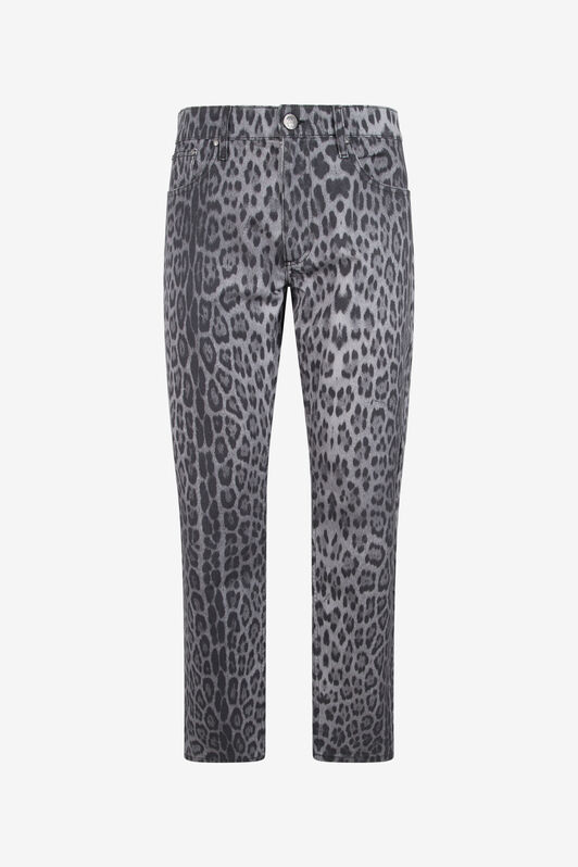 RC Skinny-Denim-Hose mit Jaguar-Print RC Skinny-Denim-Hose mit Jaguar-Print BLACK/ANTHRACITE TOJ20H-DY012