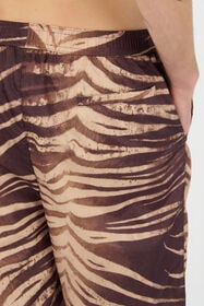JC Natural Barb Print Bermuda Swim Shorts 751 BEIGE + 709 MARR WFT137-WF195