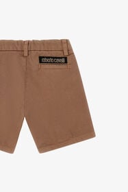 JU RC Logo Pants Light brown TJT239-CE035
