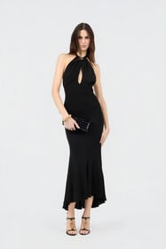 RC Black Midi Dress BLACK WKT141-JJ009