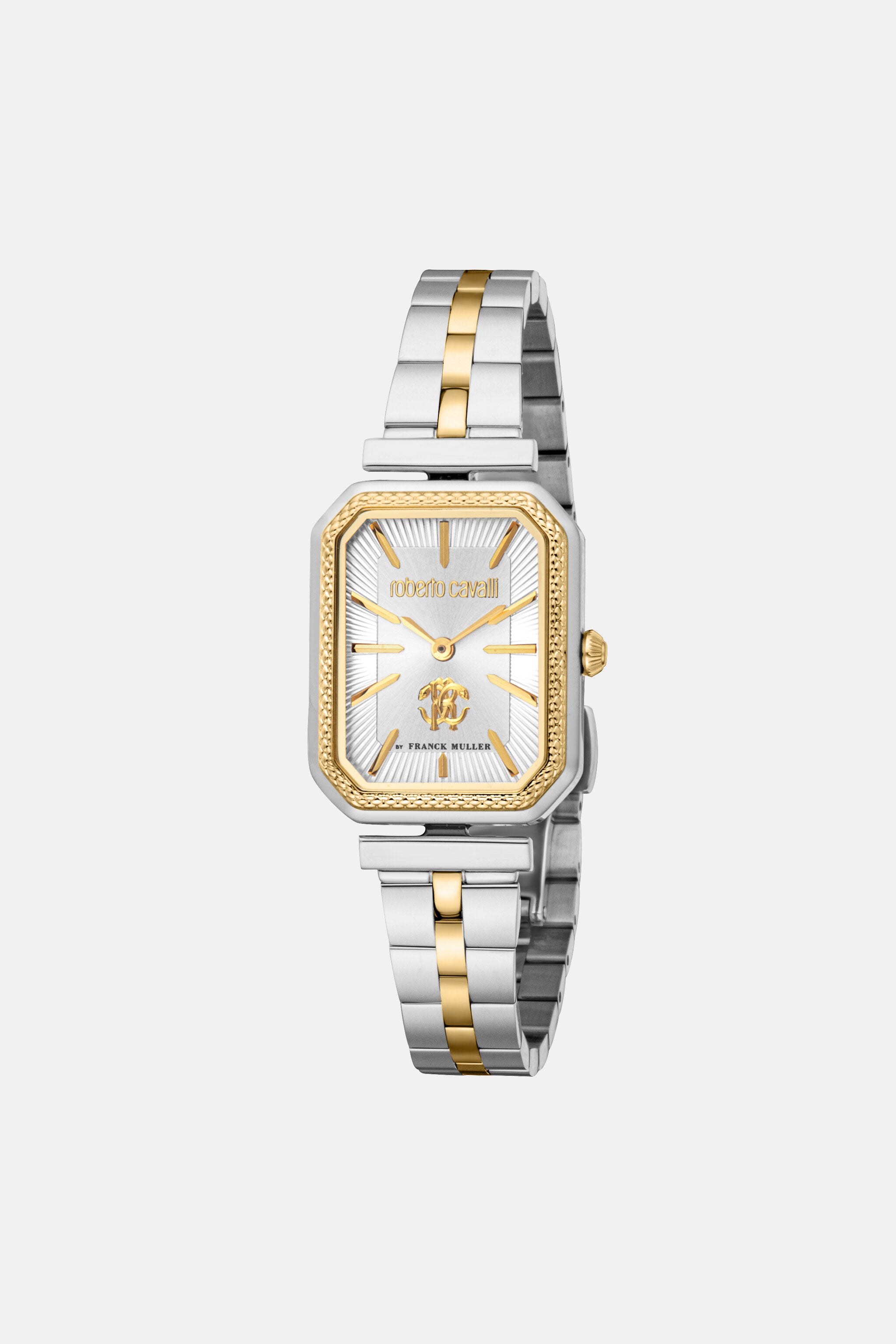 Roberto Cavalli by Franck Muller Logo watch in SILVER GOLD for