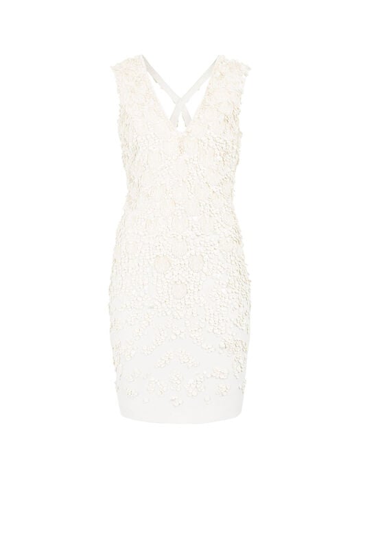 RC Sequin-Embellished Mini Dress RC Sequin-Embellished Mini Dress White GWR148-HR005