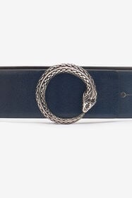 RC Ceinture Avec Boucle Serpent Noir URC001-PZU03