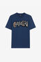RC Logo print cotton T-shirt Dark blue QRT61C-JD060