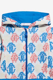 JU Felpa in Cotone con Stampa Monogram MULTICOLOR SJT936-JFL01