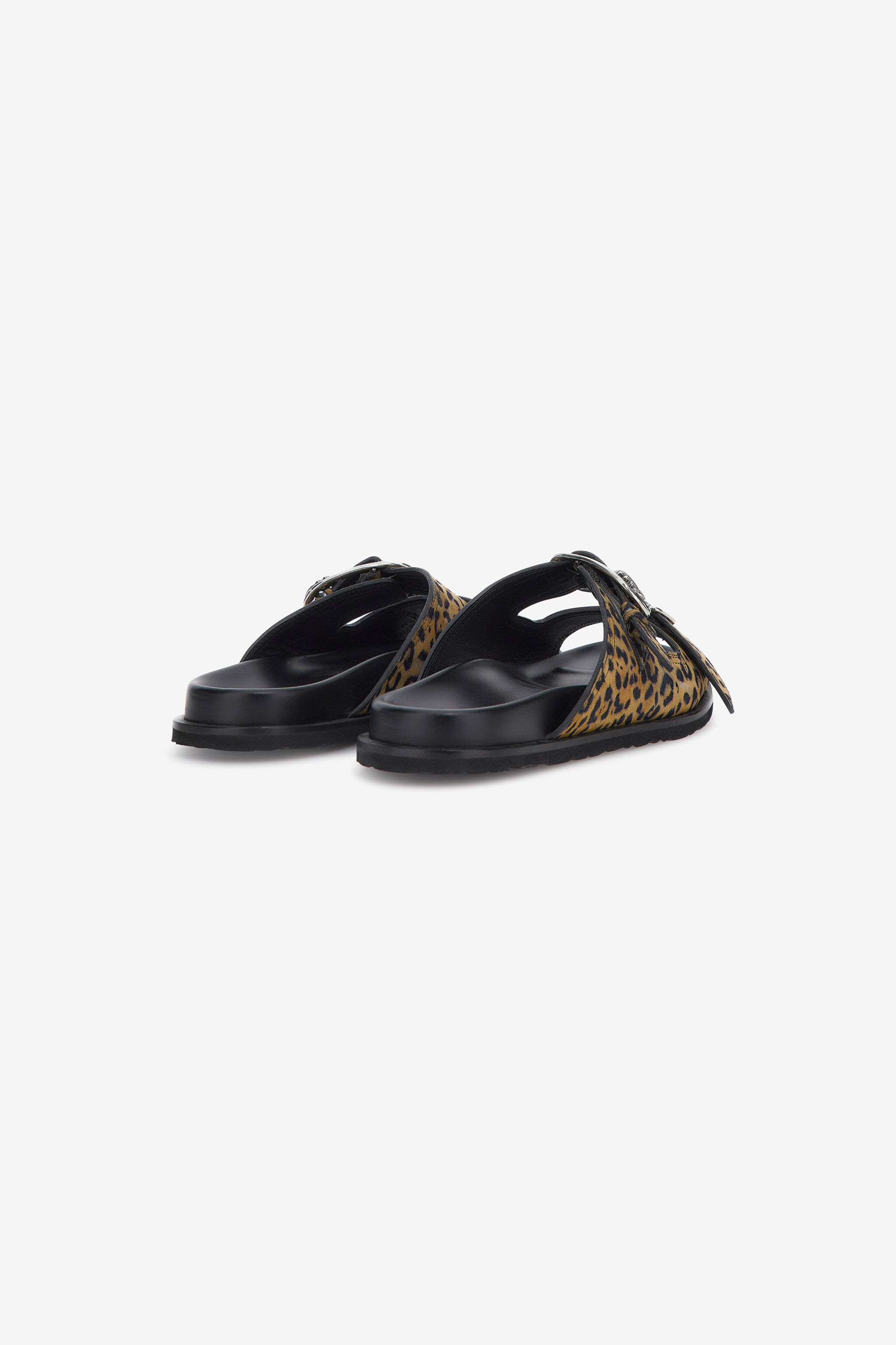 RC Jaguar Skin Print Sandal Light Brown SRS063-PC126