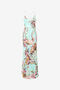 RC Slip Dress With Oriental Bird Print Blue/Pink VKT102-OZP76