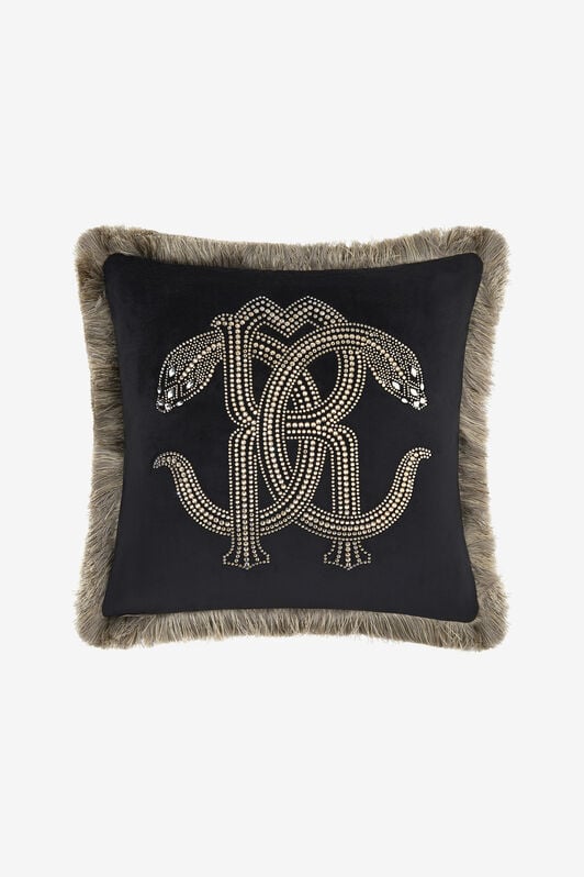 HO Cushion Crystal Snakes 40x40 HO Cushion Crystal Snakes 40x40 Black RALM38-IM038