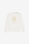 JU Sweat-Shirt Avec Monogramme RC Et Signature JU Sweat-Shirt Avec Monogramme RC Et Signature Blanc UJM60A-MG001